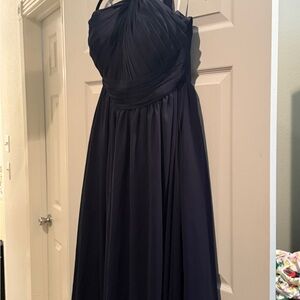 Source Unknown One Shoulder Dress in Deep Blue- NWT
